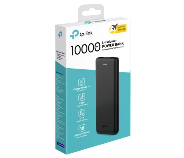 TP-Link TL-PB10000 10000mAh 2xUSB 5V/2.1A - 530652 - zdjęcie 3